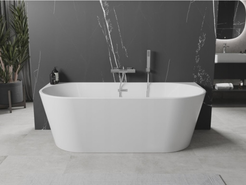 Ванна акриловая Cerutti SPA CT9345 170х75 пристенная асимметричная