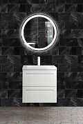Тумба под раковину Art&Max PLATINO AM-Platino-580-2C-SO-BL 60х50 подвесная цвет белый