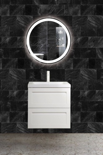 Тумба под раковину Art&Max PLATINO AM-Platino-580-2C-SO-BL 58х47х55 подвесная