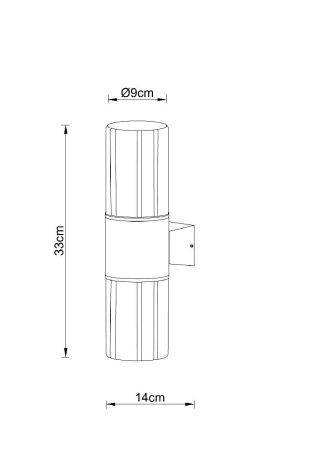 Уличный настенный светильник Arte Lamp Seginus (Сегинус) A6515AL-2BK