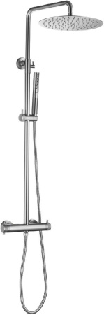 Душевая стойка Allen Brau Fantasy 5.11001-BN настенная цвет никель с термостатом