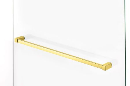 Душевой уголок New Trendy AVEXA Gold EXK-3192 80х70 стекло прозрачное профиль золото без поддона