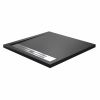 Душевой поддон из искусственного камня Wasserkraft Abens 20T 20T03 90х90 черный