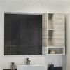 Зеркало-шкаф Comforty Прага 00004136262CF 120х80 подвесной цвет бежевый