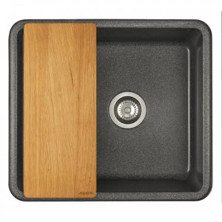 Кухонная мойка Aquaton Беллис 1A724932BS210 57х51 цвет графит