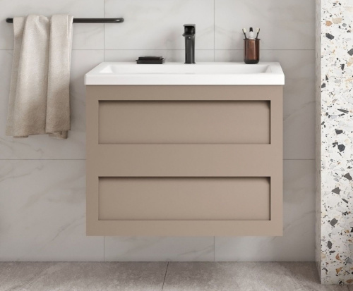 Тумба под раковину Art&Max PLATINO AM-Platino-750-2C-SO-CM 75х47х55 подвесная - фото 2