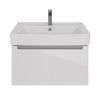 Тумба под раковину LeMark Buno mini LM05BM80T 70х50 подвесная цвет белый