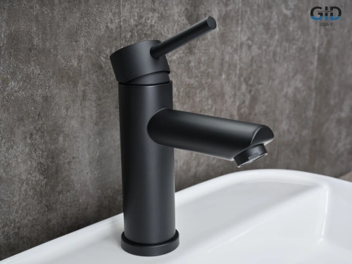 Смеситель Gid Cascada Berlin SS080-BM-K (SS080BMK) на раковину черный матовый - фото 3