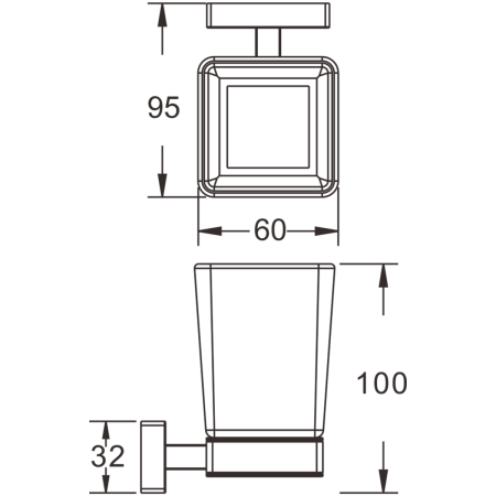 Стакан BELZ B90206