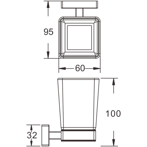 Стакан BELZ B90406 - фото 3