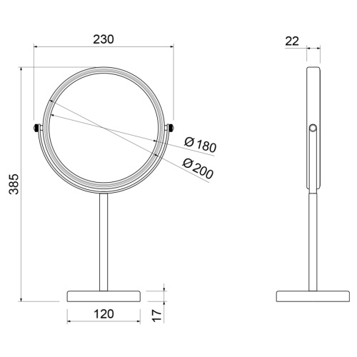 Зеркало Timo Saona 13274/17 - фото 2