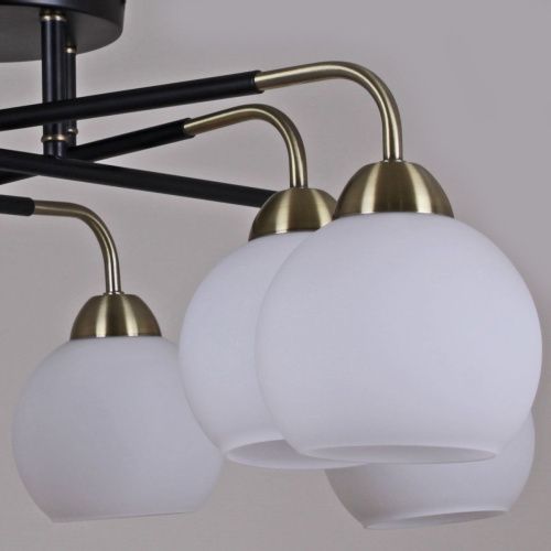 Люстра на штанге Illumico IL0252 IL0252-8CSQ-79 BK AB - фото 3