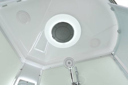 Душевая кабина AvaCan EM EM3912LLED 120х90 асимметричная с крышей ориентация левая