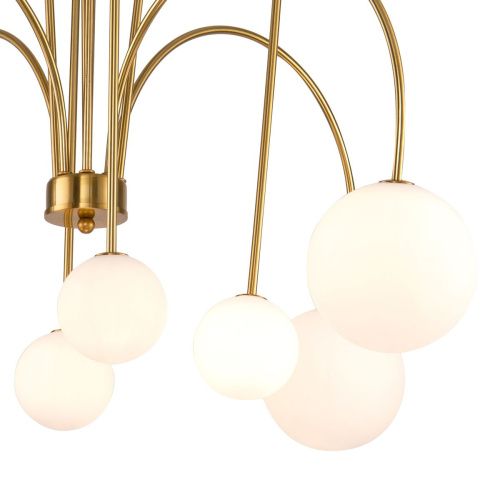 Люстра на штанге Delight Collection KG1213P-8 brass - фото 3