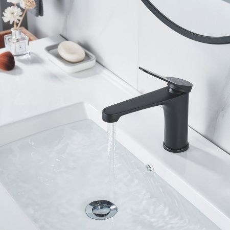 Смеситель Shevanik S6201H на раковину черный