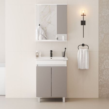 Тумба под раковину Onika Марви 106153 60х50 напольная цвет белый