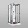 Душевая кабина AvaCan Z Z1910LEDMT 100х100 квадратная с крышей ориентация универсальная