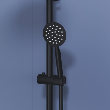 Душевая стойка RGW Shower Panels 59140124-04 настенная цвет черный