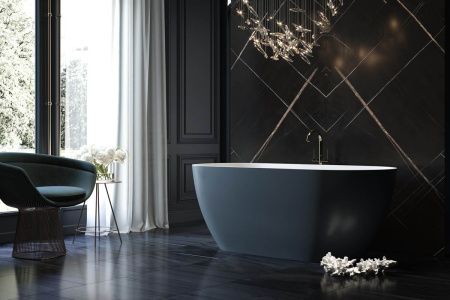 Ванна из искусственного камня Holbi VENUS 1.01.001.11.2 170х80 отдельностоящая овальная