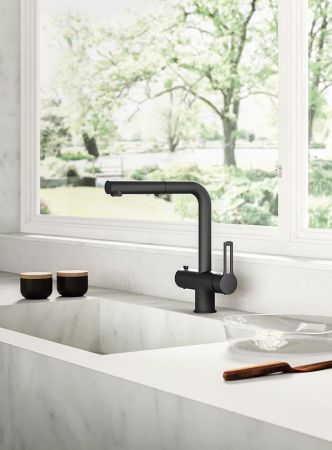 Смеситель для кухни Paffoni Ringo RIN295NO на мойку черный