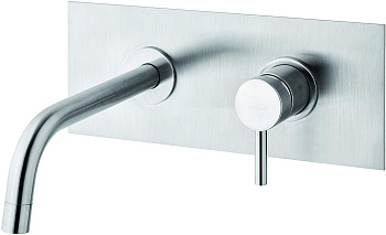 Смеситель Paffoni Light LIG105ST встраиваемый в стену сталь