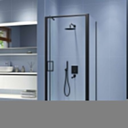 Душевой уголок RGW Stilvoll 703214581-14 110х80 стекло прозрачное профиль черный без поддона