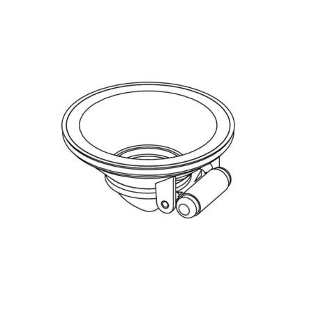 Механический затвор с маятниковой заслонкой для всех сифонов Tece TECEdrainpoint S 3695007 черный