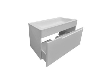 Тумба с раковиной Эстет Kare Luxe ФР-00007080 70х50 подвесная цвет белый