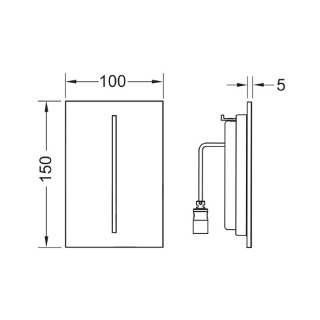 Лицевая панель Tece TECEfilo 9242081