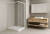 Душевой уголок Royal Bath HPD RB7080HPD-T 80х70 стекло прозрачное профиль белый без поддона