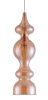 Светильник подвесной Crystal Lux Iris (Ирис) Iris SP1 A Amber