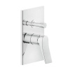 Смеситель для душа Gessi Rilievo 59079#031 встраиваемый в стену хром (внешняя часть)