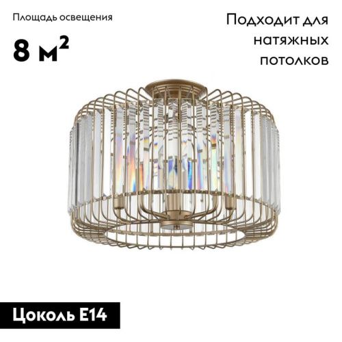 Люстра на штанге Vele Luce Angelica (Ангелица) VL3044L05 - фото 2