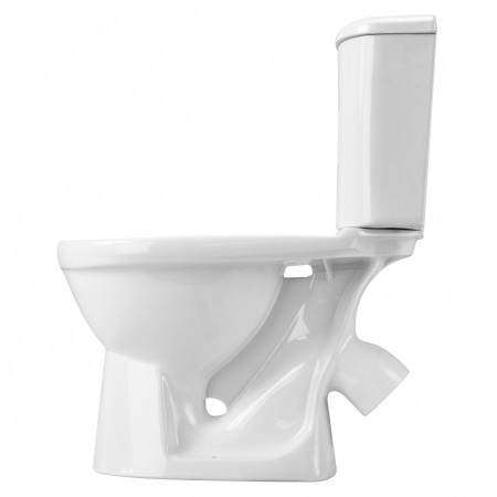 Унитаз-компакт напольный с бачком Santek Бореаль 1WH302143 белый с сиденьем каскадный смыв