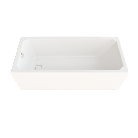 Ванна акриловая Тритон Прага Щ0000049119 180х80 пристенная прямоугольная без ножек и каркаса