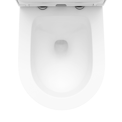 Унитаз-компакт напольный с бачком Lavinia Boho Biore 33040010 белый глянцевый с сиденьем микролифт каскадный смыв - фото 4