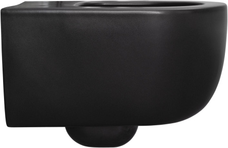 Чаша унитаза подвесная Allen Brau Priority 4.31002.31 цвет черный матовый без сиденья безободковая каскадный смыв