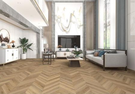 SPC ламинат Damy Floor CHEVRON DF10-Ch Сен-Клу толщина 0.5 см 43 класс 600х127