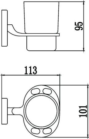 Стакан Savol S-007057