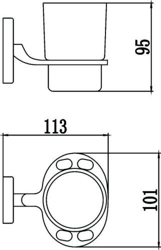 Стакан Savol S-007057 - фото 3
