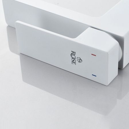 Смеситель Rose R1801C-1 на раковину белый