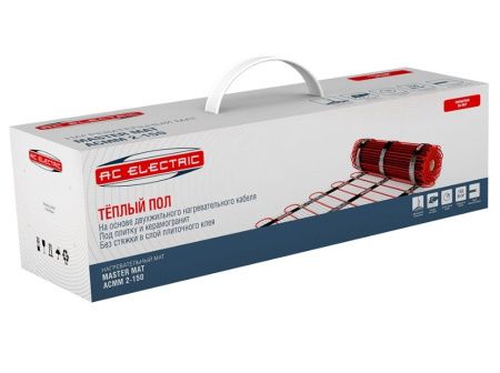 Нагревательный мат для теплого пола AC Electric ACMM 2-150-0.5 комплект