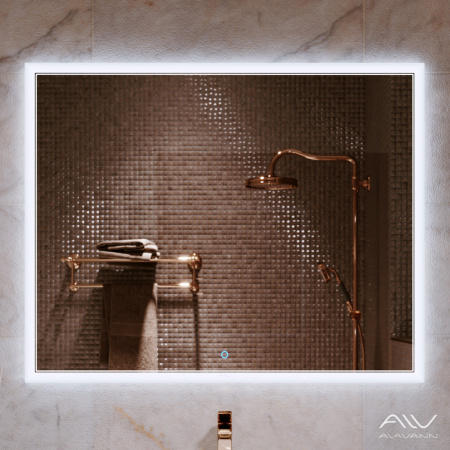 Зеркало Alavann Emma ALV0060001 100х80 с подсветкой