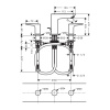 Смеситель Hansgrohe Talis E 71733340 на раковину серый