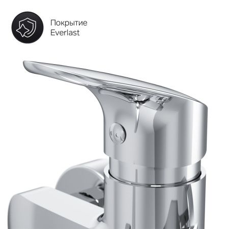 Смеситель для ванны и душа Am.Pm Like F8095000 настенный хром