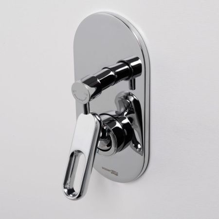 Смеситель для ванны и душа Wasserkraft Kammel 1800 1841 встраиваемый в стену хром