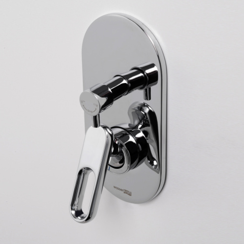 Смеситель для ванны и душа WasserKRAFT Kammel 1800 1841 встраиваемый хром - фото 3