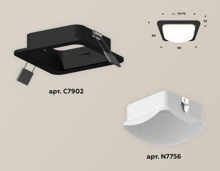 Светильник встраиваемый Ambrella Light Techno (Тецхно) XC7902014
