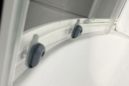 Душевая кабина Royal Bath BK RB8120BK1-T-L 120х80 асимметричная с крышей ориентация левая