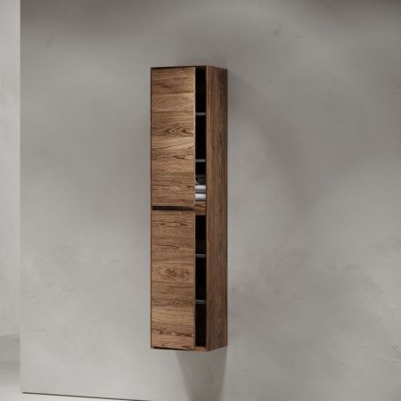 Шкаф-пенал Sancos Marmi 1.0/Marmi 2.0 PMR35ECH 40х160 подвесной цвет коричневый